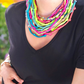 Rainbow knots 3 ways Necklace