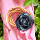 Denim flower Choker Necklace