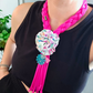 Watercolor Flower Necklace