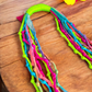 Rainbow knots 3 ways Necklace