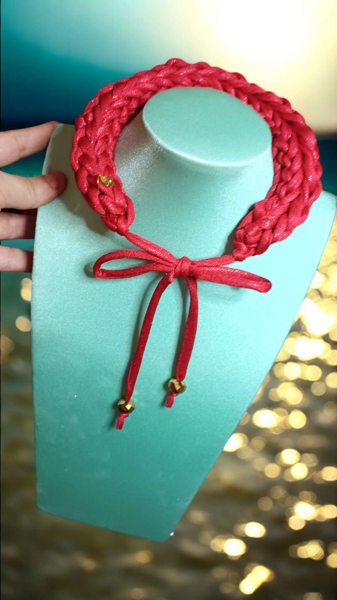 Shiny Red Necklace