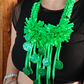 Evita Green Necklace