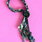 Denim flower Necklace