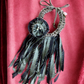 Denim and fringes Necklace