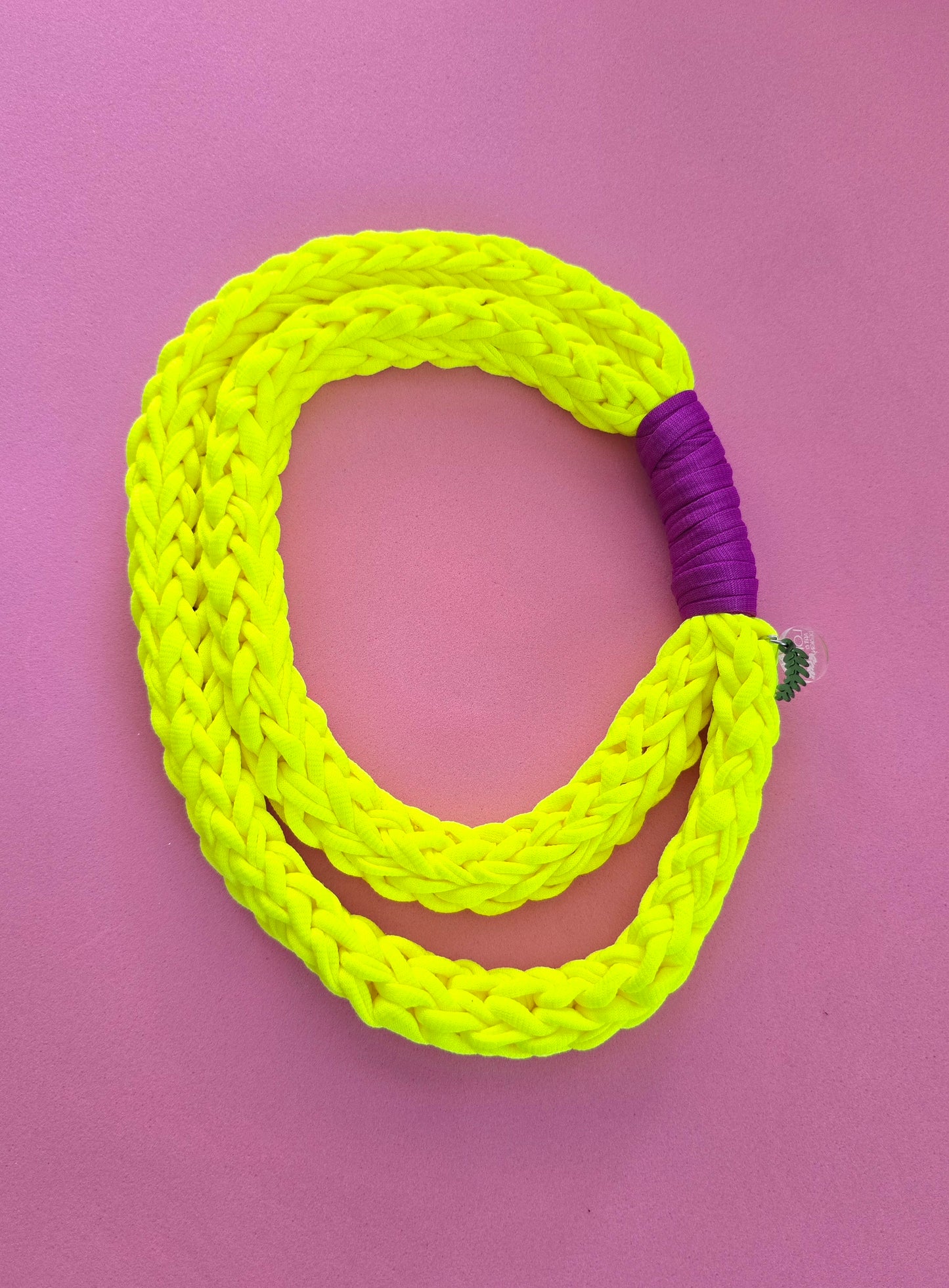 Chunky Knitted Necklace