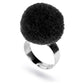 Solid color pompom rings
