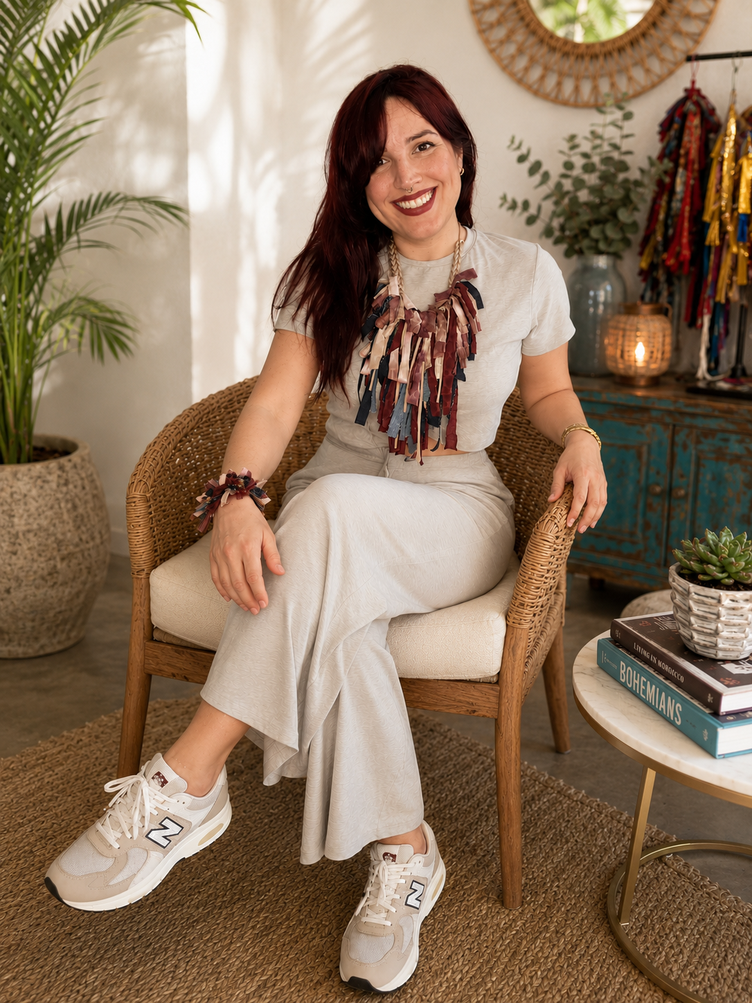 Rock and Roll Fringes (Bulky) Necklace