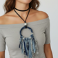 Círculo Eterno Denim Necklace