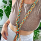 Boho bride 2 ways necklace