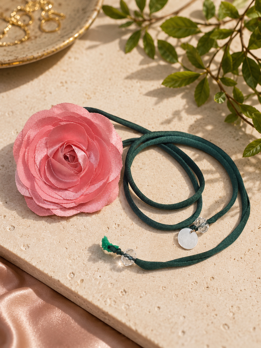 Garden Pink Choker Necklace