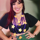 Purple Multi stars Necklace