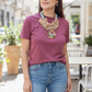 Boho Nude Turquoises Necklace
