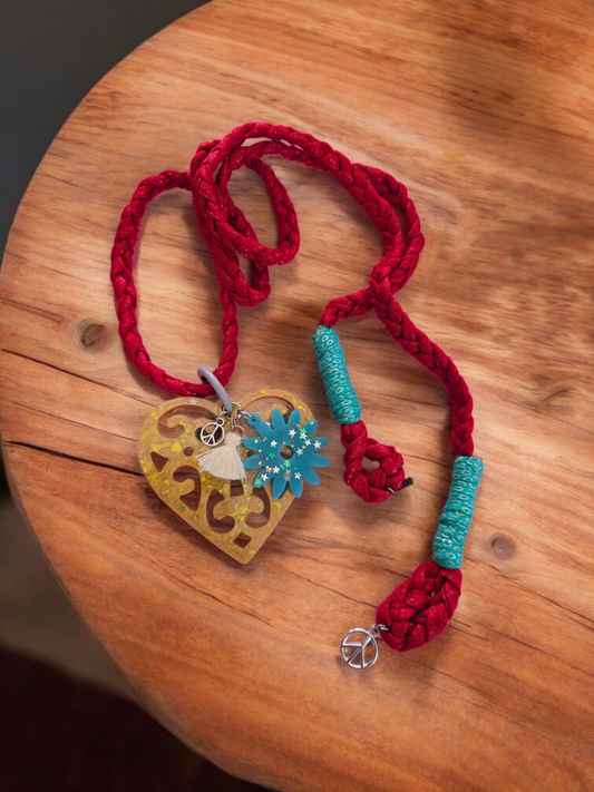 Cora Red Choker