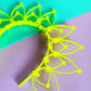 Yellow Neon Princess Crown