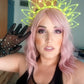 Yellow Neon Princess Crown