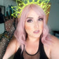 Yellow Neon Princess Crown