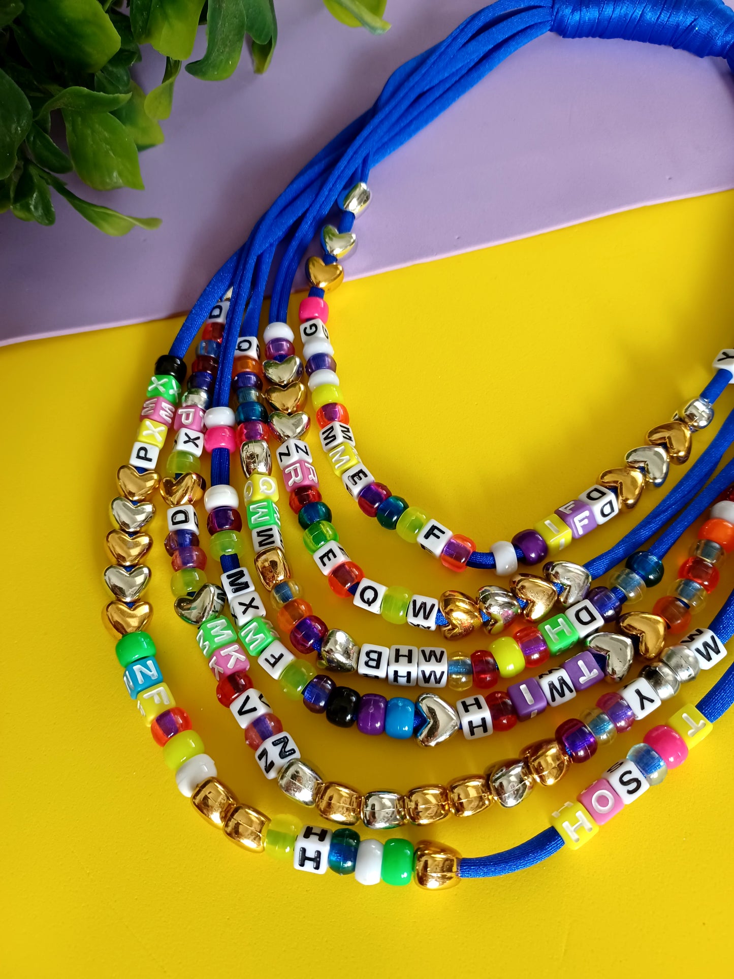 Letters & Candy Necklace