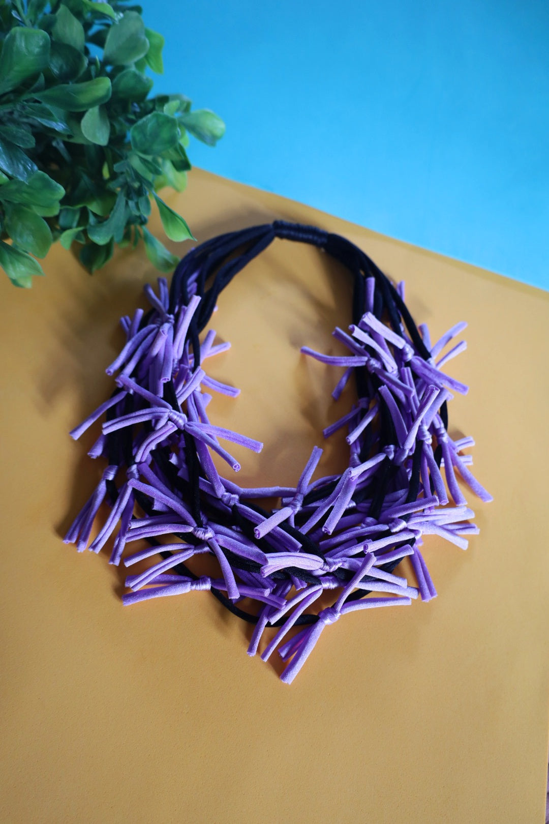 Lavander Knots Necklace