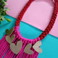 Hearts fringes Necklace