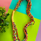Long Brides confetti Necklace