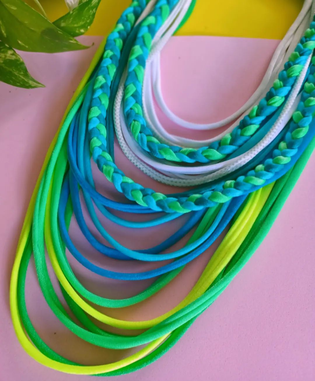 Aqua Green Boho Necklace